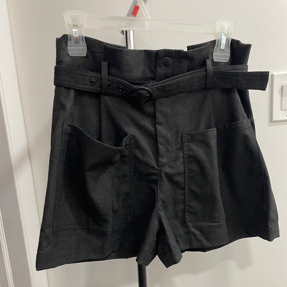 Zara shorts, with belt, New without tag, size S, dark grey